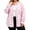 # Pink, variant on YABCSAZ Women's Long Sleeve Button Down Shirts Plus Size Solid Color Blouse Tops Oversized Workout Casual Jackets Shirts for Women