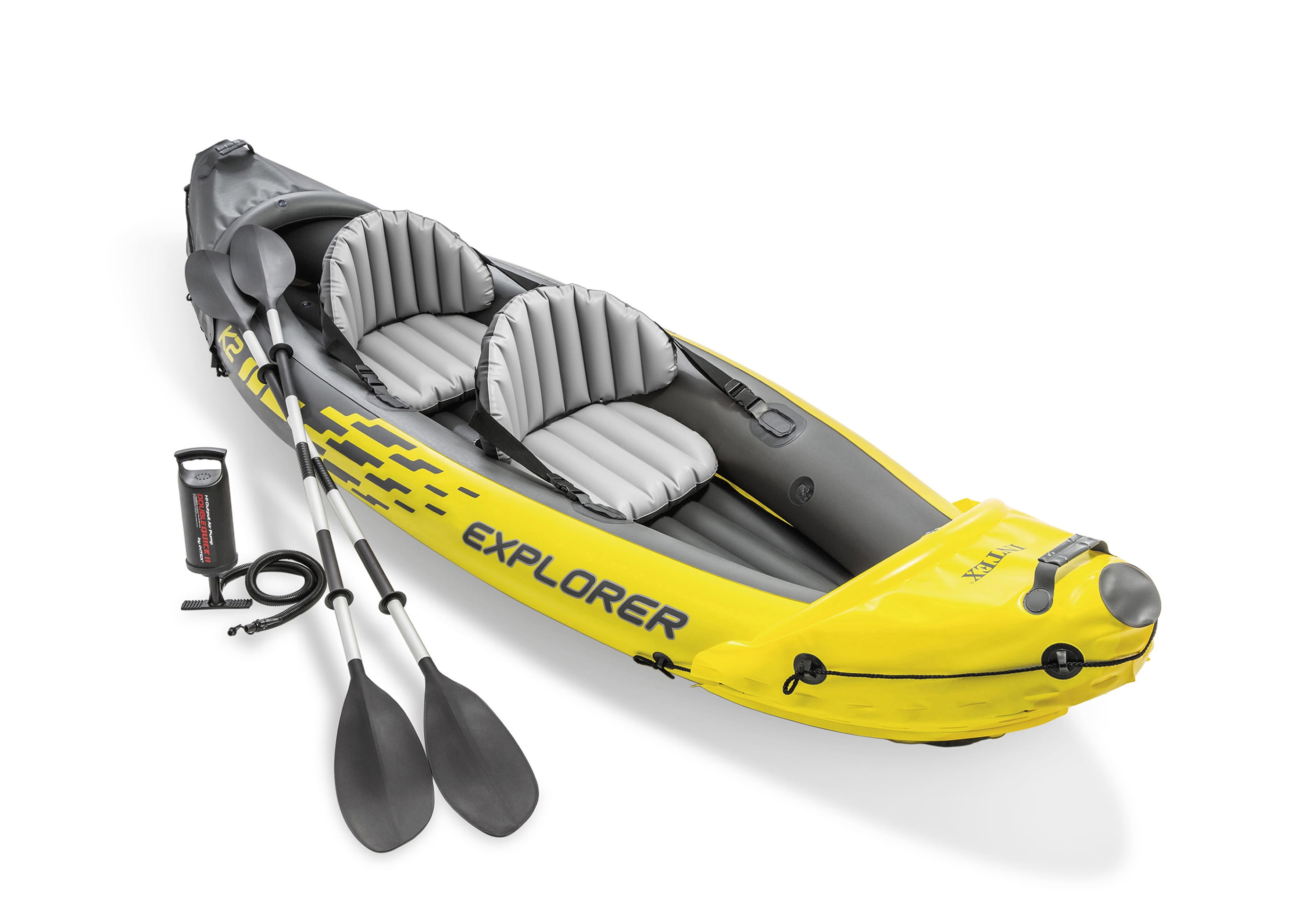 その他 INTEX EXPLORER k2 Bestway Explorer K2 Inflatable Kayak, 2 Person, Yellow