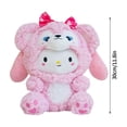 thumbnail image 2 of 30CM Funny toy Kawaii Kuromi Plush Toys, Little Devil Cartoon Doll Juguetes de Peluche Suaves, Cosplay Anime Kawaii Panda Serie, Regalo Perfecto para Niños y Fans de Kuromi-Negro, 2 of 2