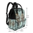 thumbnail image 2 of Pofeuu Astronauts On Lunar Mission Print Diaper Bag Backpack, Multifunction Travel Pack Maternity Baby Changing Bags, Large Capacity, Waterproof, 2 of 6