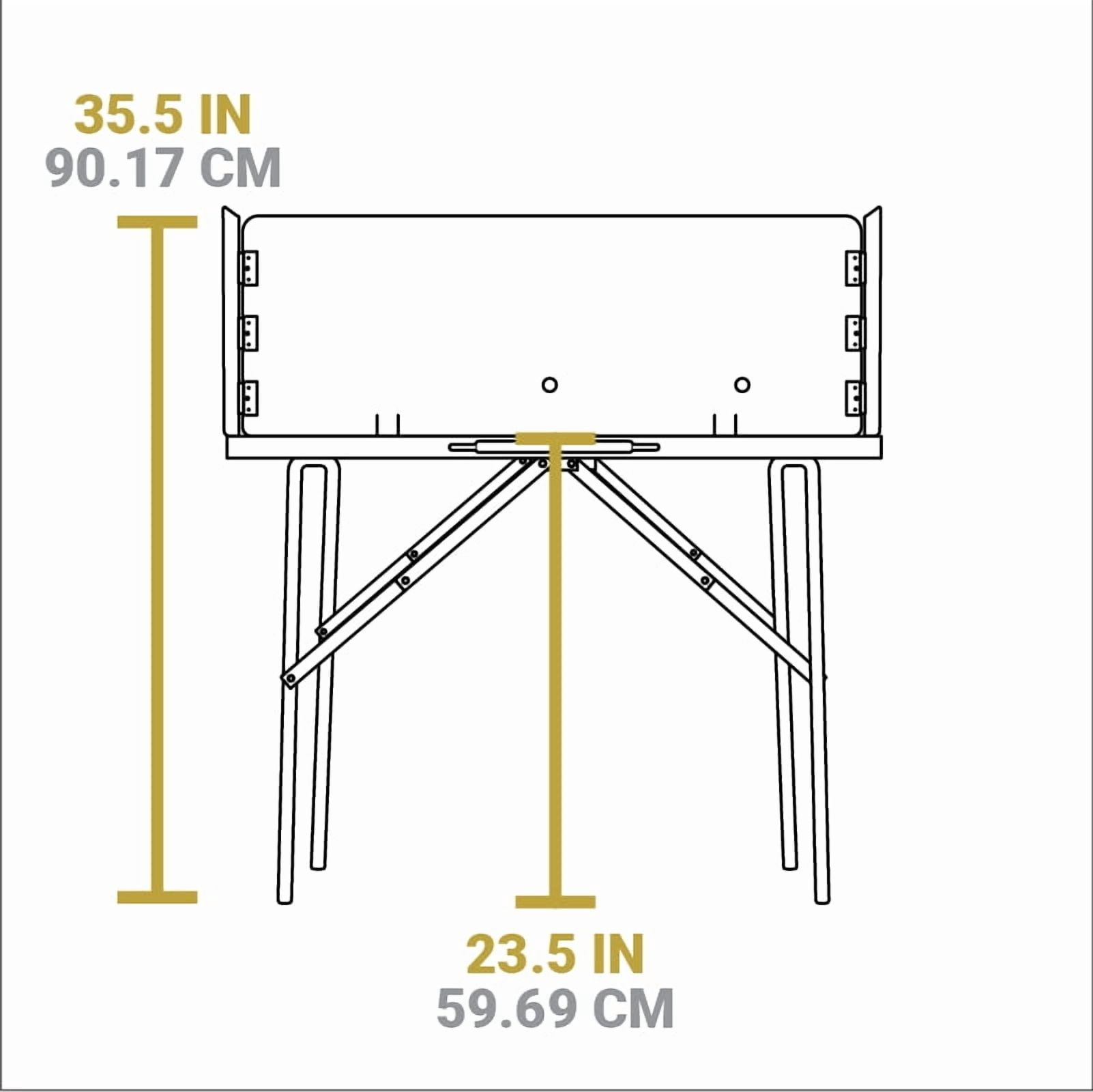 Lodge Cast Iron Outdoor Collapsible Cooking Table,  32.5"x18.75"x2.75"