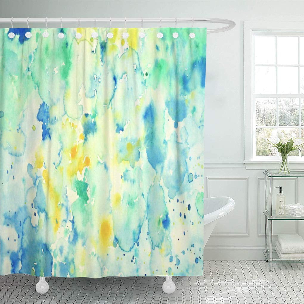 Cynlon Blue Pattern Watercolor Abstract Green Yellow Purple Watercolour Bathroom Decor Bath Shower Curtain 66x72 Inch Walmartcom Walmartcom Cynlon Blue Pattern Watercolor Abstract Green Yellow Purple Watercolour Bathroom Decor Bath Shower Curtain 66x72 Inch Walmartcom Walmartcom