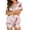 CFH79-White, variant on IYYVV Halloween Pajamas Women 2 Piece Horror Spooky Ghost Print Shirts And Shorts Silk Pajama Sets Sleepwear Lounge Sets Yellow 4XL