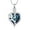 Silver, variant on Heart Rose Flower Urn Necklace for Ashes With Birthstone Ashes Necklace Memorial Cremation Jewelry Gifts for Women