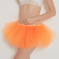 thumbnail image 4 of Bovxnpu Summer Mini Skirts for Women Mesh Tulle Skirt,Women's Tutu Skirt Vintage Princess Puffy Skirt Bubble Dance Skirts, 4 of 4