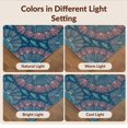 thumbnail image 7 of Design&I 8'x10' Washable Area Rug Extra Large Skid-Resistant Low Profile Ocean Coral Reef Border Nautical Seashell Fish Turtle Refined Structured for Living Room, Family, 7 of 7