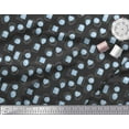 thumbnail image 1 of Soimoi Black Cotton Voile Fabric Geometric Shapes & Stones Fashion Print Fabric by the Yard 42 Inch Wide, 1 of 1
