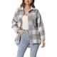 thumbnail image 1 of Chaqueta de Lana para Mujer Allegra K con Bolsillos y Botones Gris XL, 1 of 6