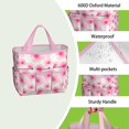 thumbnail image 4 of Garden Tool Bag,Pioneer Flower Floral Print Pattern Garden Tool Organizer,Garden Gifts,Waterproof Multi-Pocket Garden Tool Storage 11.8x5.5x11.4 Inch(Tools NOT Included), 4 of 6