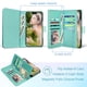 thumbnail image 2 of Funda de teléfono Fingic para iPhone 16 Plus Wallet 9 Card, color verde azulado, 2 of 7
