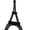 Black Eiffel Tower Bookend, variant on REGALWOVEN Decorative Metal Bookends with Hollow Tree Design, Book Ends Shelves, Non-Skid Bookshelf Black Eiffel Tower Bookend 7.9"L x 4.3"W x 6.7"H