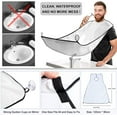 thumbnail image 4 of LEPONIX Men's Shaving Kit with Safety Razor, Sandalwood Cream, Aftershave Balm, Brush, Bowl & Apron Bib, 4 of 8
