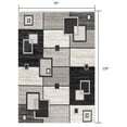 thumbnail image 2 of 8â€™ x 11â€™ Gray Asymmetric Blocks Area Rug, 2 of 8