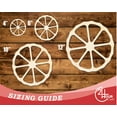 thumbnail image 3 of Unfinished Wood Fruit Slice Shape | DIY Craft Cutout 30" / 3/4", 3 of 3