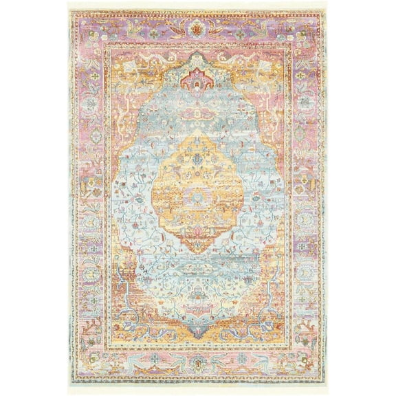 Unique Loom Miramar Baracoa Rug, Multi (4' 3 x 6' 0)