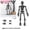 Brown, variant on 1Pc Red Plastic Posable Skeleton Action Figure,Fully Articulated Mini Skeleton with Display Stand for Halloween Desk Shelf Decor Collectible,One Size,Red (Clearance)
