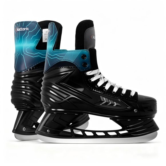Patines de hockey sobre hielo Nattork con cuchillas ligeras de acero inoxidable