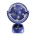 thumbnail image 5 of Ventilador con clip, mini ventilador portátil con carga USB, pequeño ventilador de escritorio para dormitorio de estudiantes, ventilador con clip, pequeño ventilador eléctrico, 5 of 5