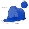 thumbnail image 4 of Folding Instant Beach Tent Sunscreen Shield Tent Sun Shade Canopy Shelter, 4 of 8