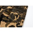 thumbnail image 6 of Men's 100% Cotton Camo Cargo Shorts, Multi Pockets Relaxed Fit Tactical Casual Shorts Without Belt, 6 of 8