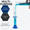 thumbnail image 5 of Eisco Labs - 25mL Borosilicate Glass Measuring Cylinder with Spout, Detachable Hexagonal Base & Protection Collar – Class B, 0.5mL Increments, Heat Resistant for Science Labs & Classrooms, 12 Pack, 5 of 6