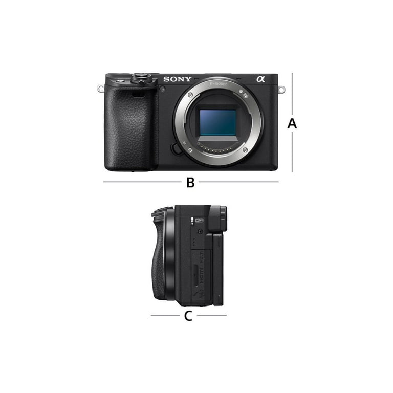 Sony a6400 ILCE-6400M - Digital camera - mirrorless - 24.2 MP - APS-C - 4K / 30 fps - 7.5x optical zoom E 18-135mm OSS lens - Wi-Fi, NFC, Bluetooth - Sony a6400 ILCE-6400M - Digital camera - mirrorless - 24.2 MP - APS-C - 4K / 30 fps - 7.5x optical zoom E 18-135mm OSS lens - Wi-Fi, NFC, Bluetooth -