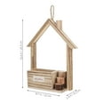 thumbnail image 2 of HONITANO 1Set Hanging Vase for Succulent Wall Planter Beige Wood Jute Rope Linen Decorative Home Decor, 2 of 8