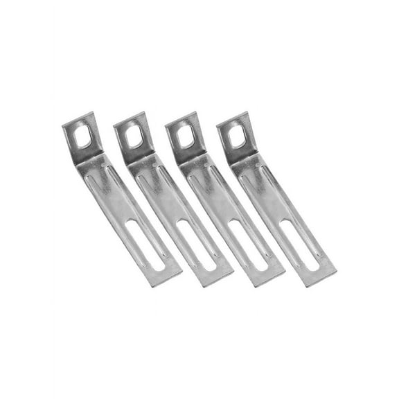 Silver Corner Braces Adjustable L Shaped Angle Brackets With Bolts Set Of 4 Fangkenuo