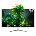 thumbnail image 4 of Monitor Gamer Curvo 31.5" DXT GAMING Sight 1ms 180Hz FHD VA DP HDMI USB Adaptive-Sync Blanco MDXT315CWT, 4 of 6