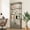 Dressers | Gray, variant on Tall Bookshelf with Doors Industrial Bookcase Freestanding Shelf Units Wood and Metal Book Shelf Storage Organizer for Bedroom, Living Room, Rustic Brown,Vintage Display Rack Home Office