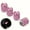 Pink, variant on Beautiful More Color 4pcs/set Bling sparkle Tire Stem Valve Caps Universal Car Dustproof Tire Valve Caps For Car Suv Motorcycle