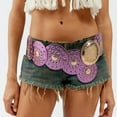 thumbnail image 3 of Yokua Stylish Women's Vintage Belt Wide Waist Band Sash Feature Rivet Decorations, 3 of 20