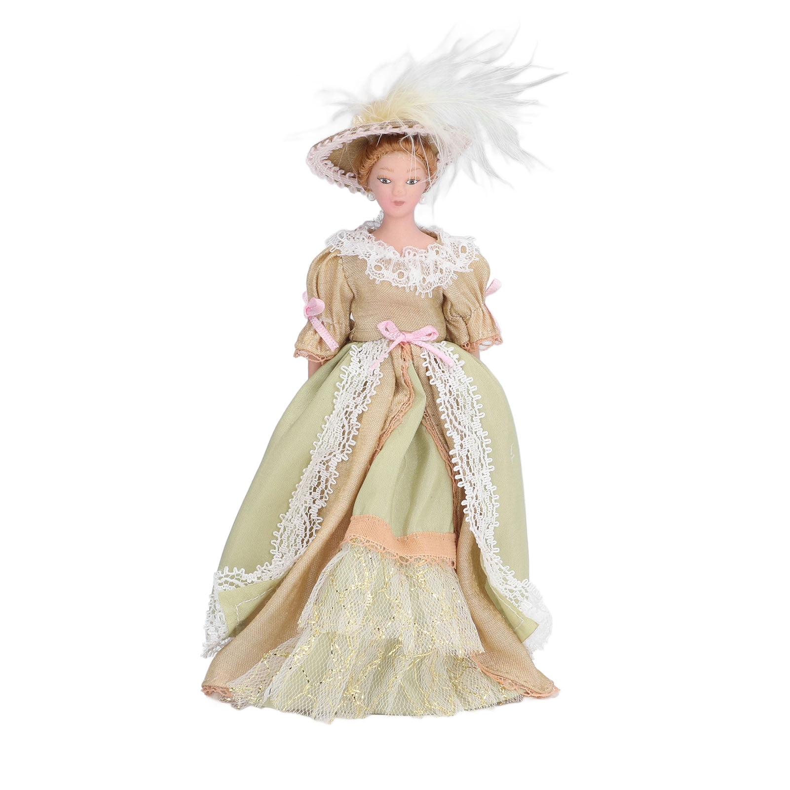 Porcelain dollhouse dolls 1 12 best sale scale