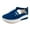 Blue, variant on IUJSOY Sandals for Women 2025 Closed Toe Sneakers Platform Wedge Sandals Dress Shoes Walking Shoes