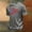 Gray, variant on USA 250 Years of Freedom Commemorative T-Shirt with Liberty Statue and Stars and Stripes Graphic and Short Sleeves Featuring Soft Cotton Feel Army Green L