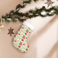 thumbnail image 7 of Salouo Dragon Fruit 1 Print Christmas Stockings,Large Xmas Stocking Set of 1 Holiday and Farmhouse Stocking for Christmas Holiday Party Decoration(17.7*11 Inch), 7 of 7