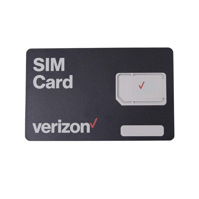 Tarjeta SIM Verizon Wireless 4G LTE todos los 3 tamaños (3 en 1)