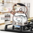 thumbnail image 3 of Tetera LUXGRACE Whistling de acero inoxidable apta para uso alimentario LUXGRACE NA, 3 of 7