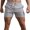 Gray, variant on Vedolay Shorts Shorts for Men's Straight Fit Comfort Flat Front Checked Shorts,Black XL