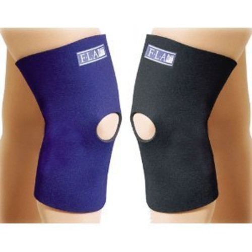 FLA SafeTSport Neoprene Knee Sleeve Open, Black, XXLarge