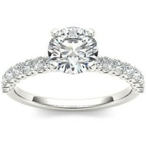1 Carat T.W. Diamond Classic 14kt White Gold Engagement Ring
