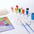 thumbnail image 4 of Kit de Lampe LED Aquarelle DIY pour Enfants - Réutilisable avec Peintures Aquarelle, Pinceaux et Lampe LED, 4 of 6