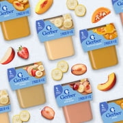 Gerber 2nd Foods Baby Food, Fruit & Veggies Puree Classics, Variety Pack, 4 oz Tub (16 Pack)
