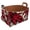 Multicolor 3, variant on Cactus Flowers Storage Basket Collapsible Storage Bin, PU Foldable Basket Convenient Box Storage Organizer with Handles for Shelves Office Bedroom Closet Nursery Toys Laundry