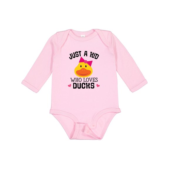 Inktastic Duck Lover Cute Girls Girls Long Sleeve Baby Bodysuit