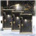 thumbnail image 1 of Lámpara de noche nevada, farola de calle nevada, luz de noche con paisaje nevado navideño, lámpara clásica con copos de nieve para decoración de dormitorio interior y escritorio., 1 of 6