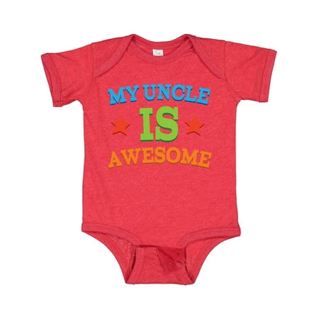 

Inktastic My Uncle is Awesome Gift Baby Boy or Baby Girl Bodysuit