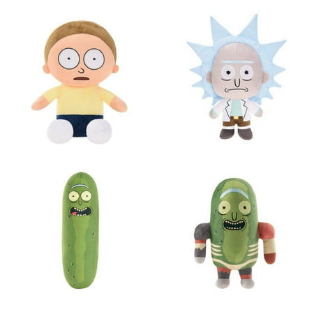 Rick & Morty 10" Plush 4 Pack