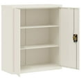 thumbnail image 2 of vidaXL Armoire à Dossiers Blanche 90x40x105 cm Acier, 2 of 5