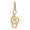 Yellow, variant on Finest Gold 14K Yellow Gold Polished Treble Clef Pendant